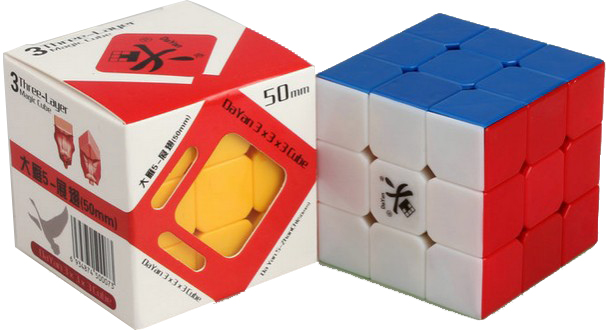 DaYan V Zhanchi 3x3x3 Stickerless Magic Cube 50mm
